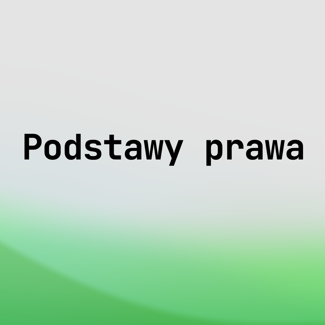 Kurs: Podstawy prawa